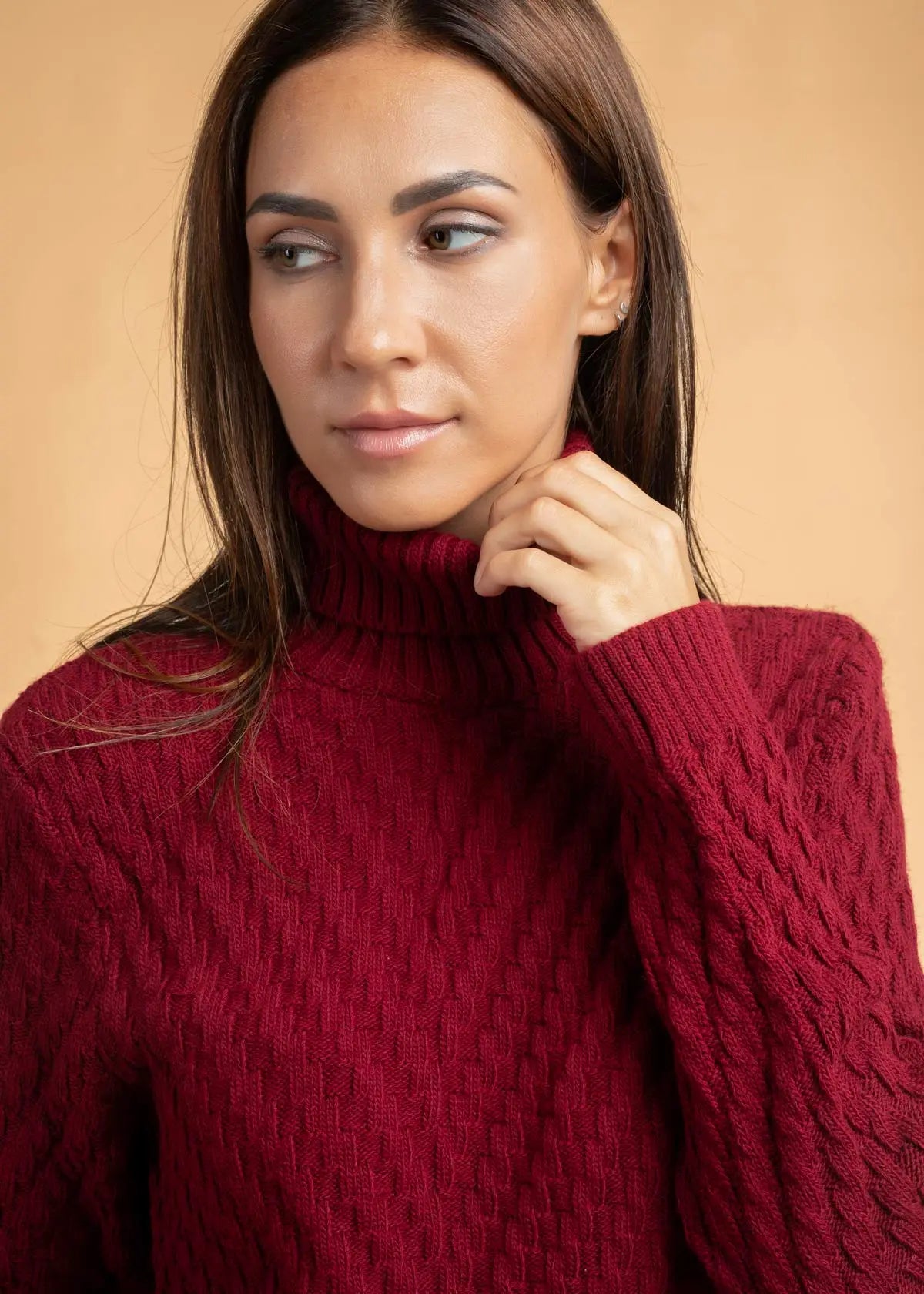 High neck Knitted Sweater LCY London