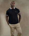 LCY LONDON | Contrasting Twin Tipped Polo Shirt LCY London