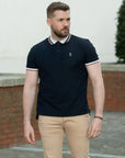 LCY LONDON | Contrasting Twin Tipped Polo Shirt LCY London