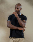 LCY LONDON | Contrasting Twin Tipped Polo Shirt LCY London