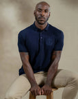 LCY LONDON | Embroidered Pocket Circle Logo Polo Shirt LCY London