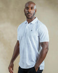 LCY London | Art of Summer - Printed Pique Men's Short Sleeved Polo Shirt LCY London