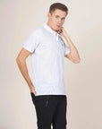 LCY London | Art of Summer - Printed Pique Men's Short Sleeved Polo Shirt LCY London