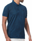 LCY London | Art of Summer - Printed Pique Men's Short Sleeved Polo Shirt LCY London