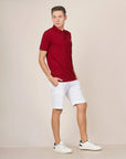 LCY London | Line Classics - Vertical Striped Men's Sports Polo Shirt LCY London