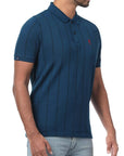 LCY London | Line Classics - Vertical Striped Men's Sports Polo Shirt LCY London