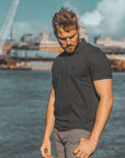 LCY London | Stand Up Basic - Men's Short Sleeved Polo LCY London