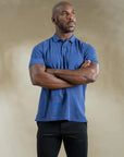 LCY London | Stand Up Basic - Wash Effect Men's Pique Polo Shirt LCY London