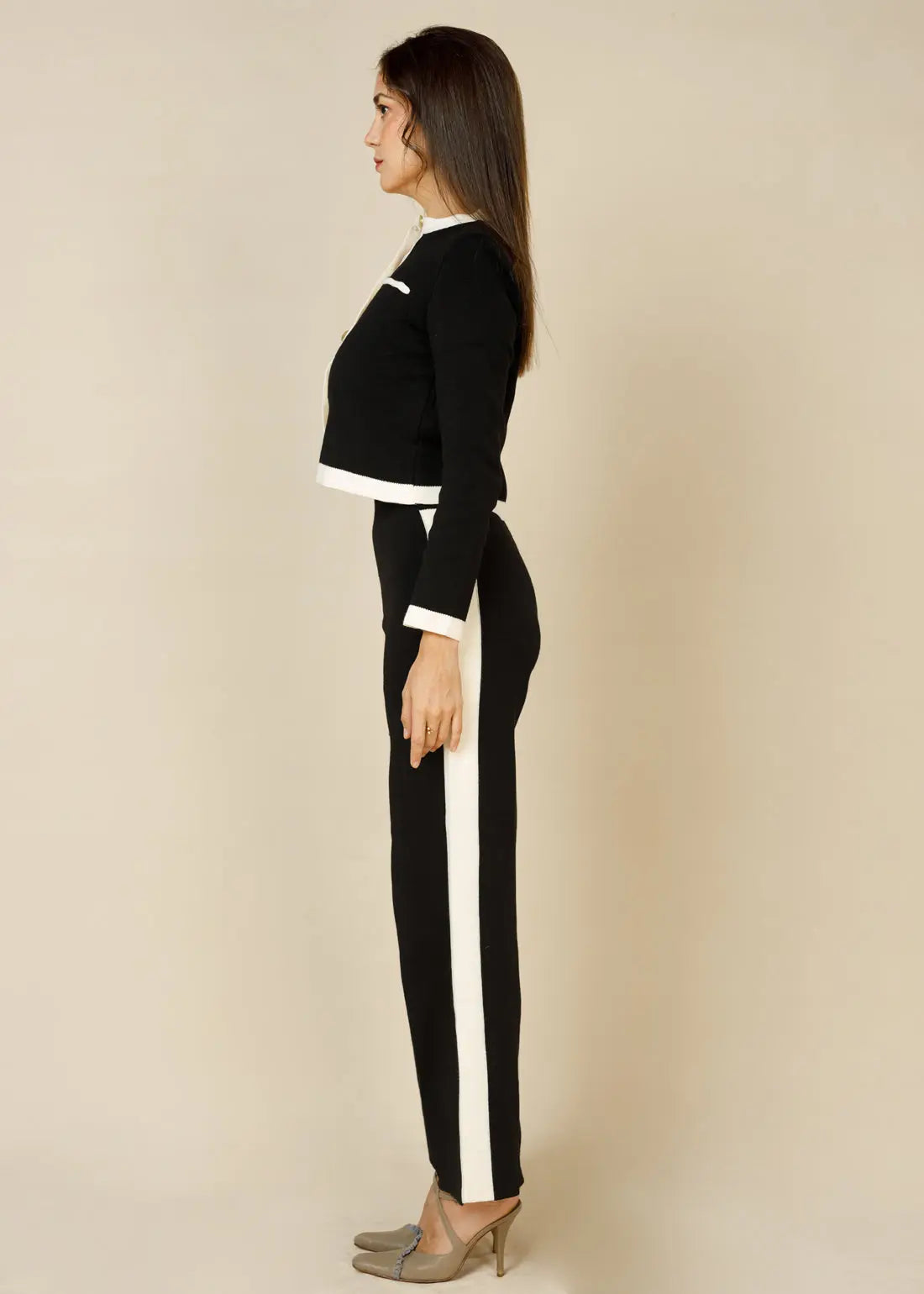LCY Signature Contrast Binding Knit Set - LCY London