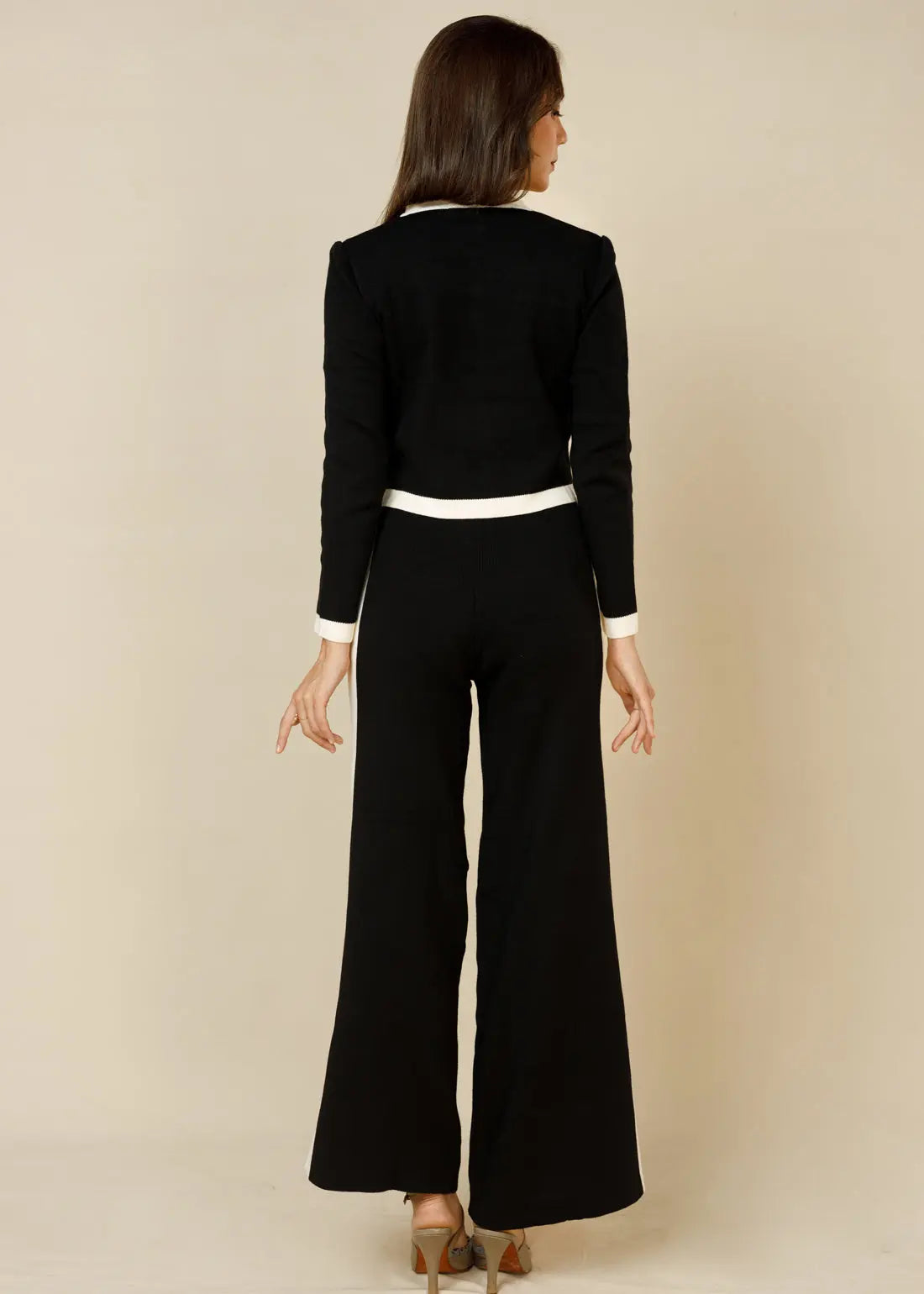 LCY Signature Contrast Binding Knit Set - LCY London