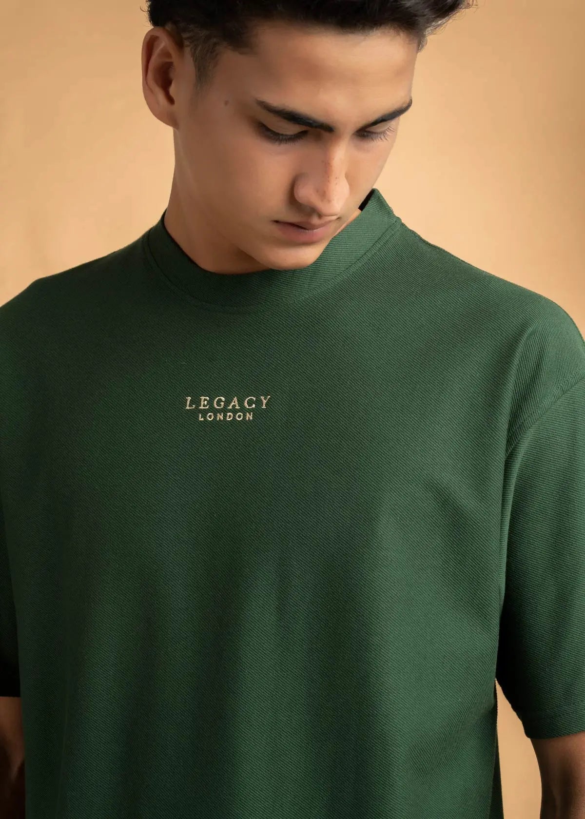 Legacy London Embroiderd Oversize T shirt and Shorts Set LCY London