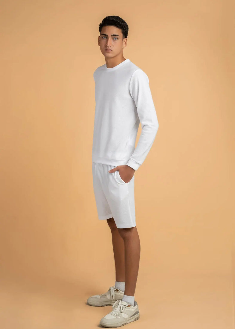 Men's Co-Ord set of Crew Neck Sweatshirt and Shorts LCY London