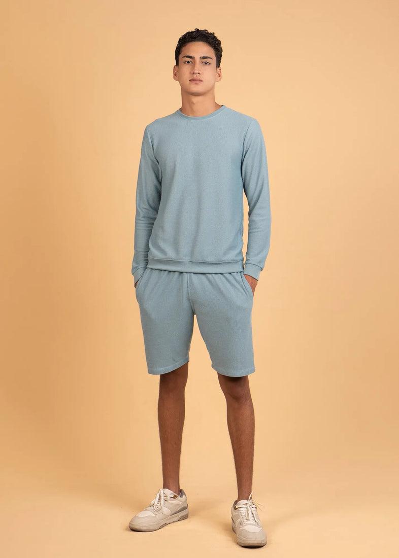 Men's Co-Ord set of Crew Neck Sweatshirt and Shorts LCY London