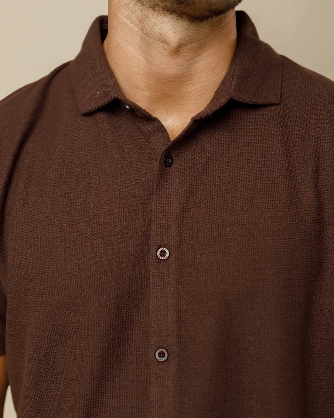Spread Collar Button Down Shirt - LCY London
