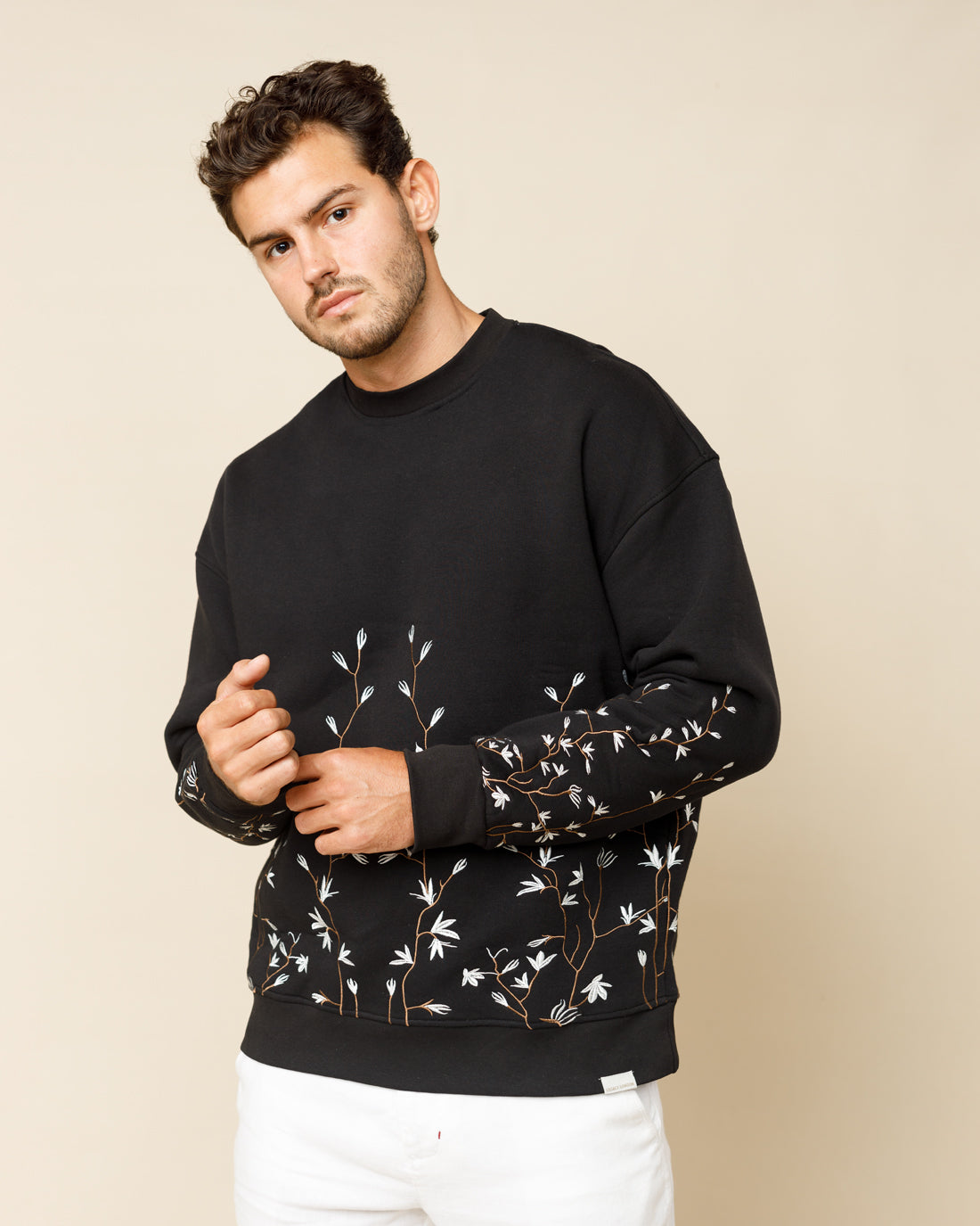 Heritage Bloom Embroidered Sweater