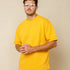 Cotton Blend Oversized Tee Bright-Yellow-XL - LCY London