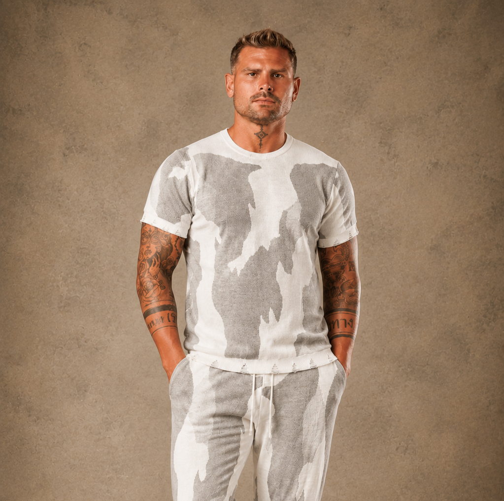 Distressed Crewneck and jogger Co-ord set  - LCY London