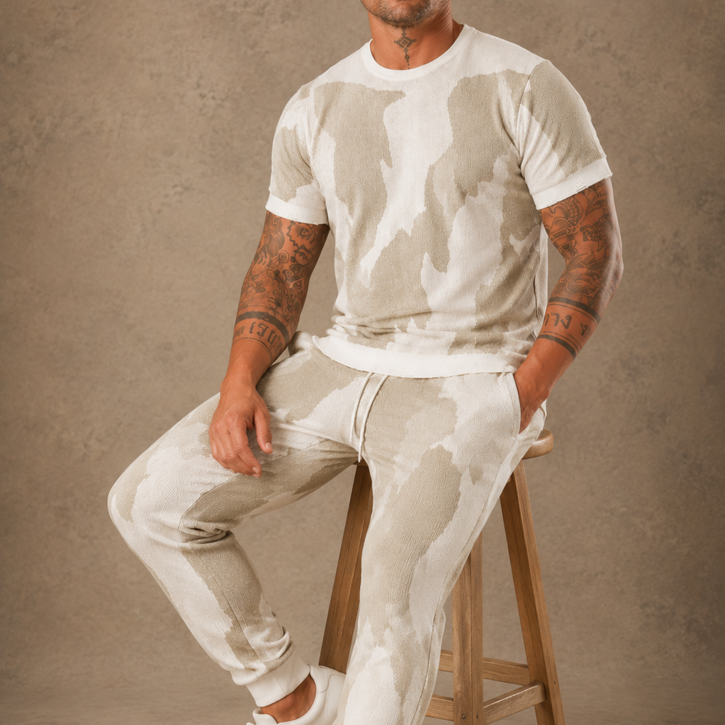 Distressed Crewneck and jogger Co-ord set  - LCY London