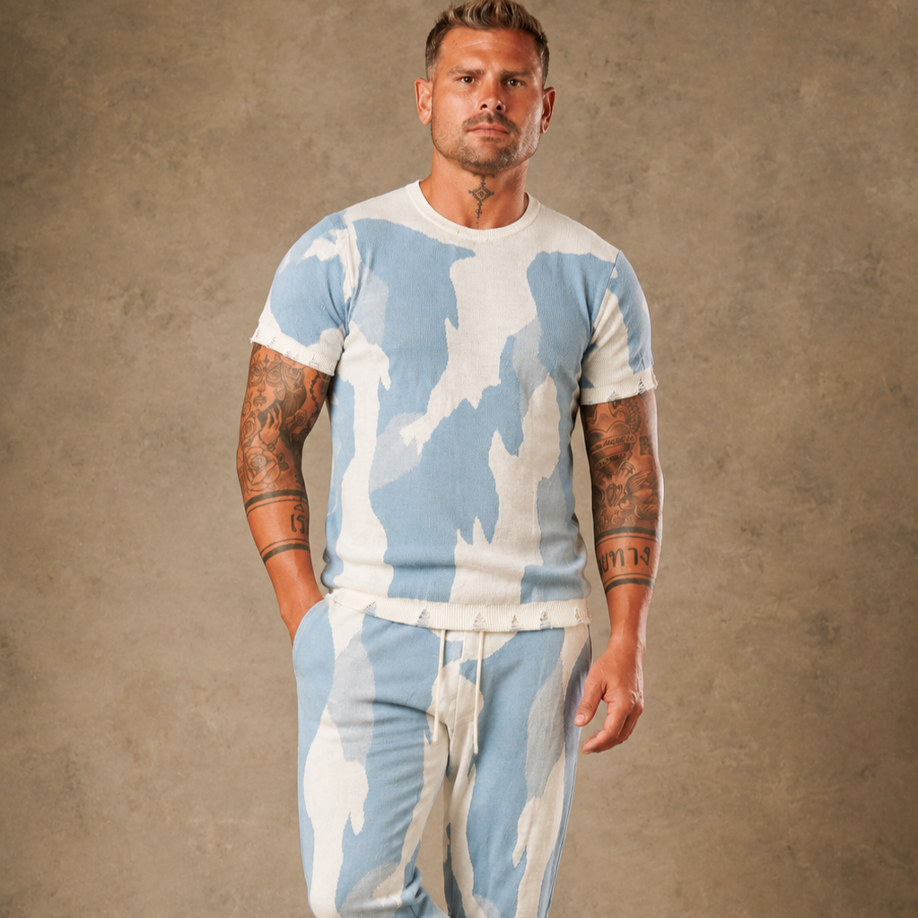 Distressed Crewneck and jogger Co-ord set  - LCY London
