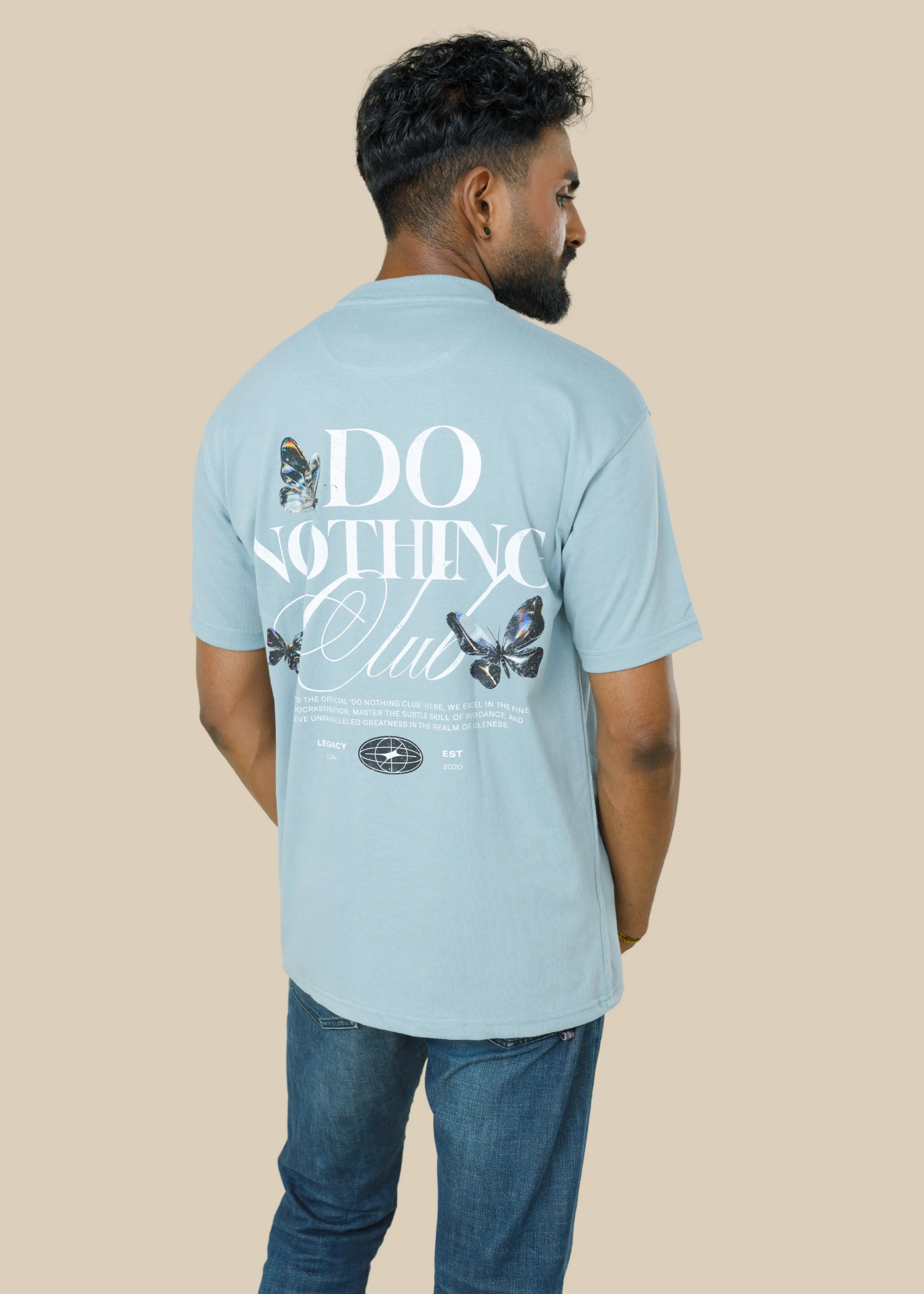 Do Nothing Club - Oversized Graphic T Shirt AW24 LCY LONDON
