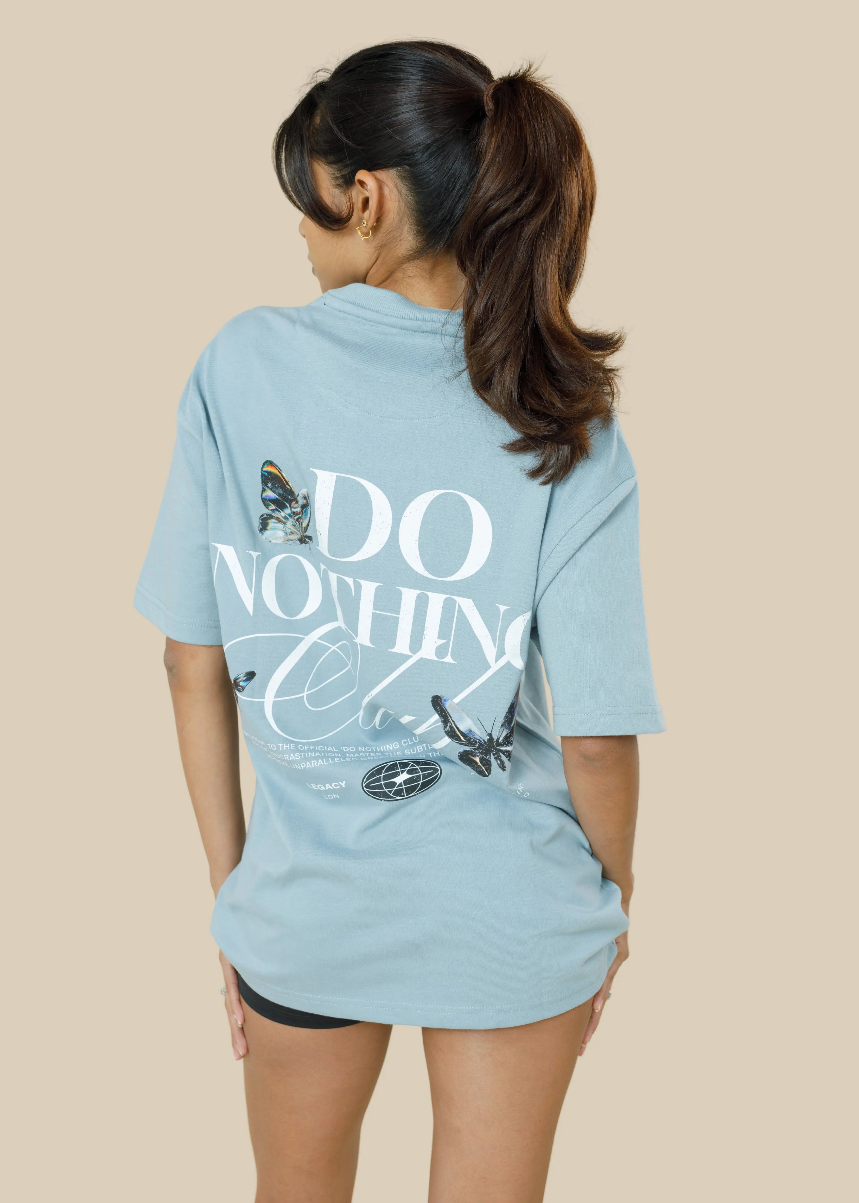 Do Nothing Club - Oversized Graphic T Shirt AW24 LCY LONDON