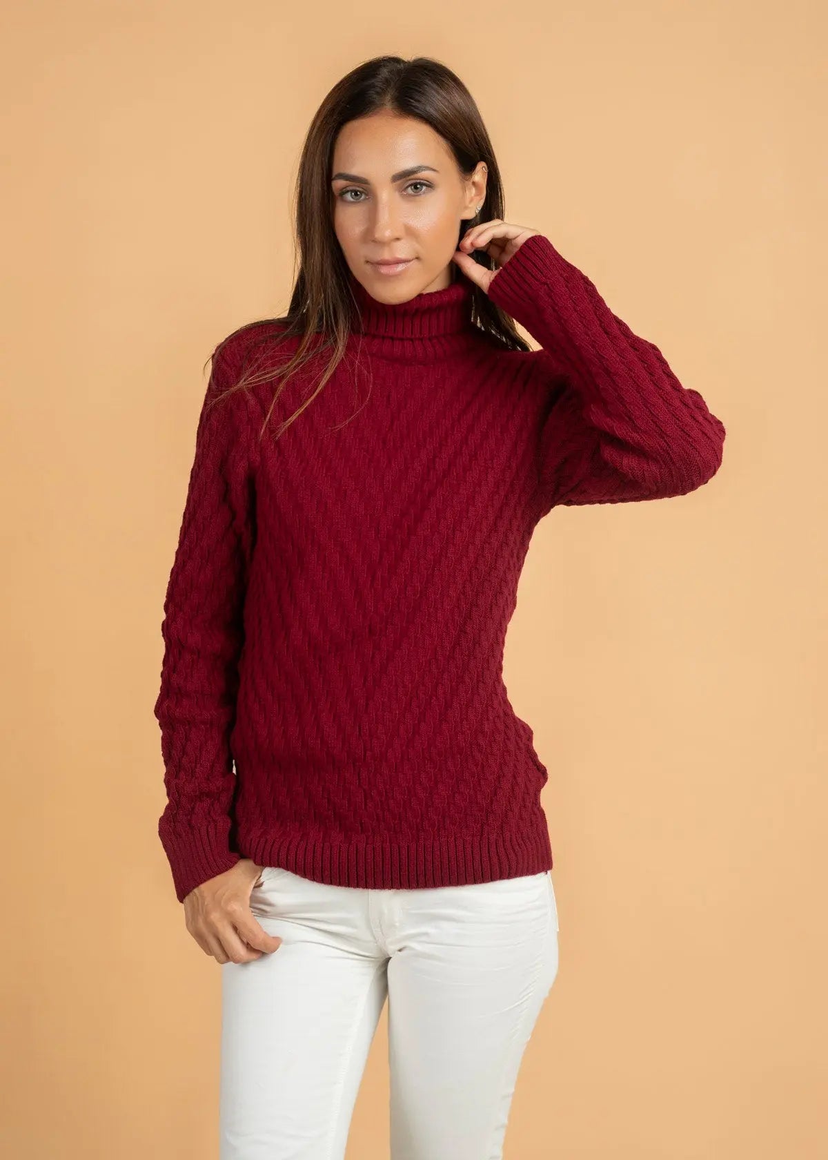 High neck Knitted Sweater LCY London