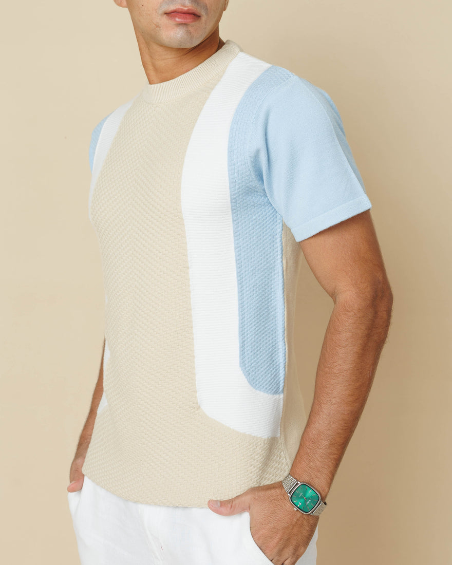 Duality Structured Knit Tee LCY LONDON