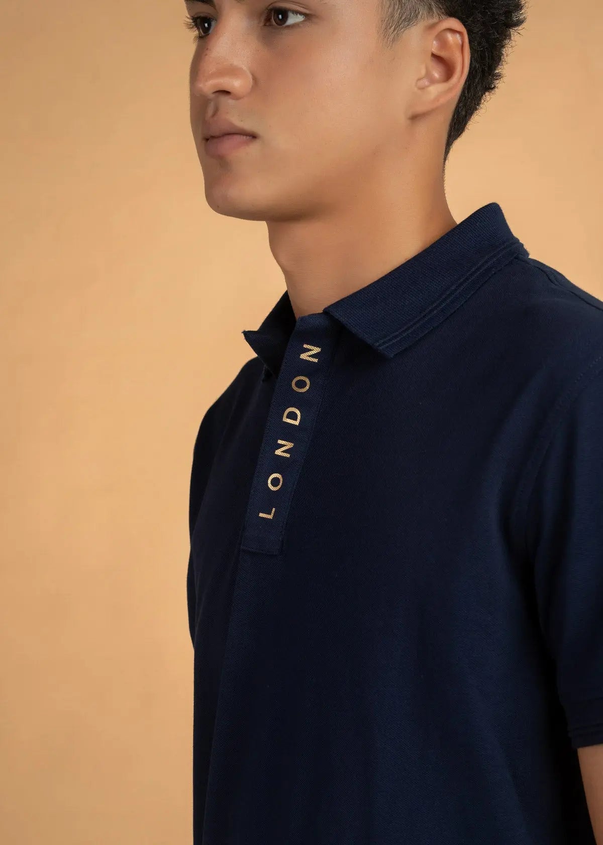 LCY LDN Placket Detail Polo Shirt LCY London