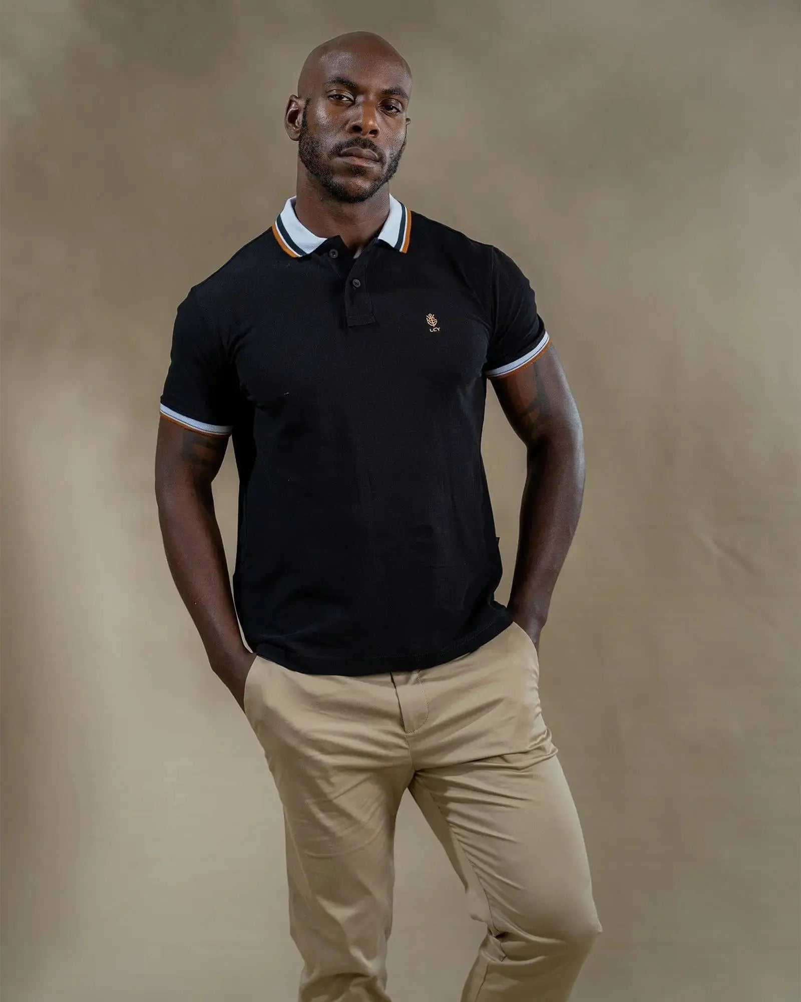 LCY LONDON | Contrasting Twin Tipped Polo Shirt LCY London