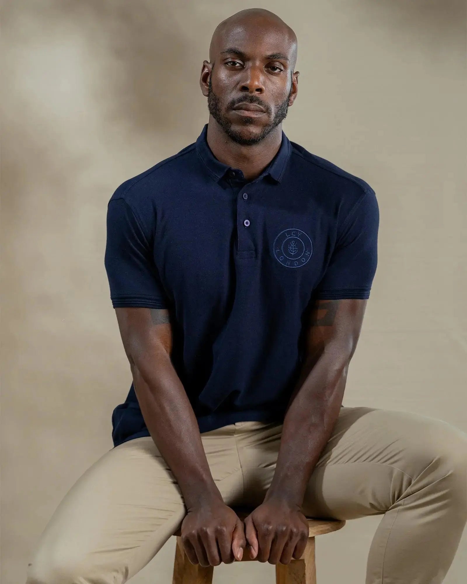 LCY LONDON | Embroidered Pocket Circle Logo Polo Shirt LCY London