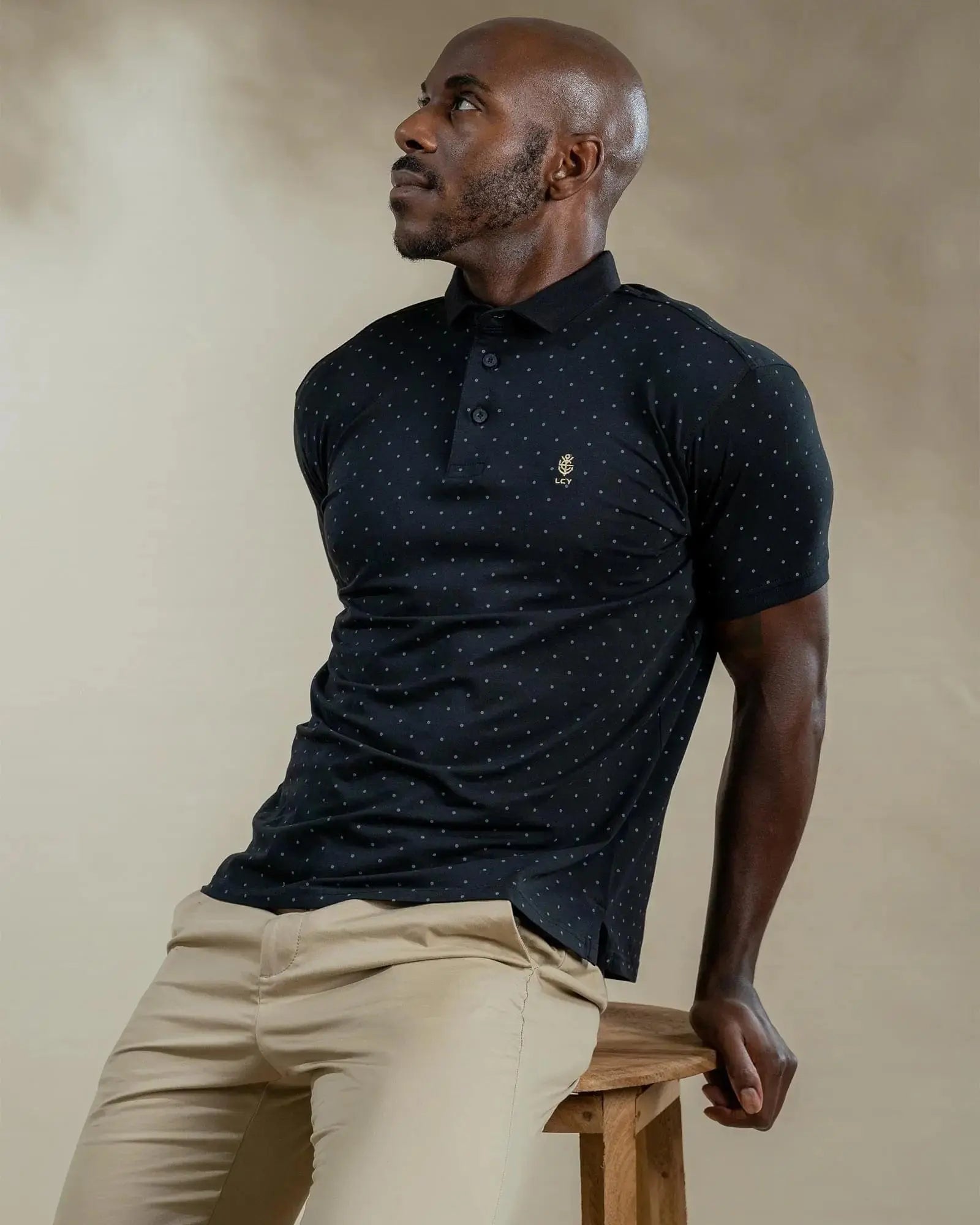 LCY LONDON | Signature Mens Polka Dot Polo Shirt LCY London