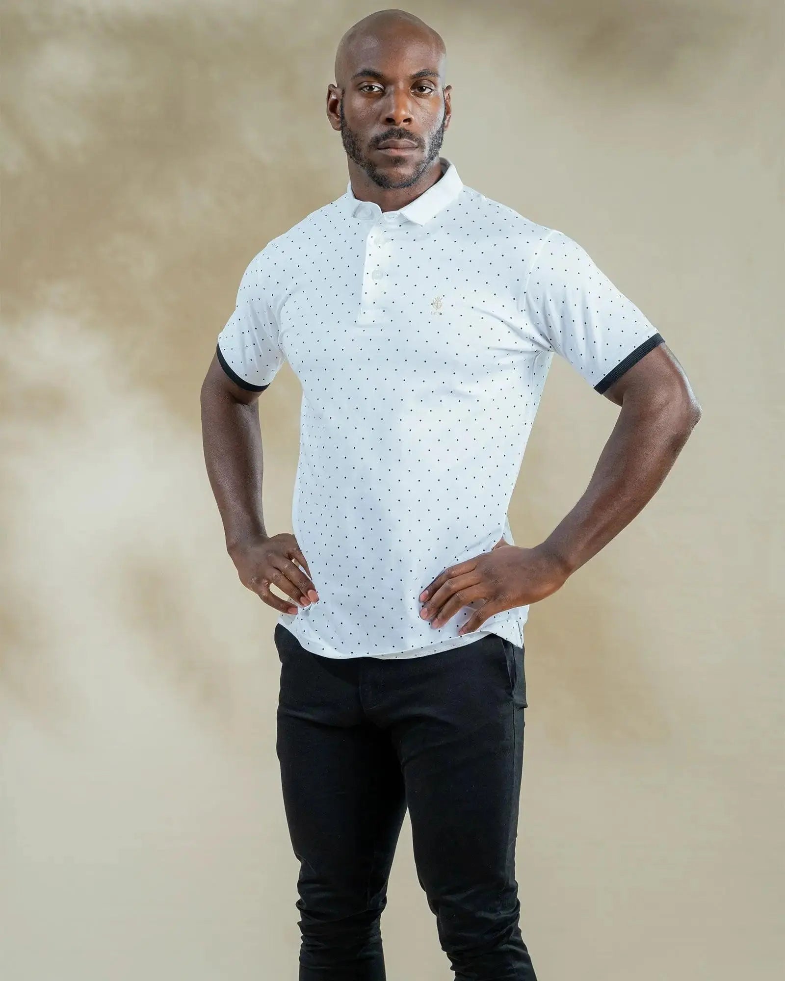 LCY LONDON | Signature Mens Polka Dot Polo Shirt LCY London