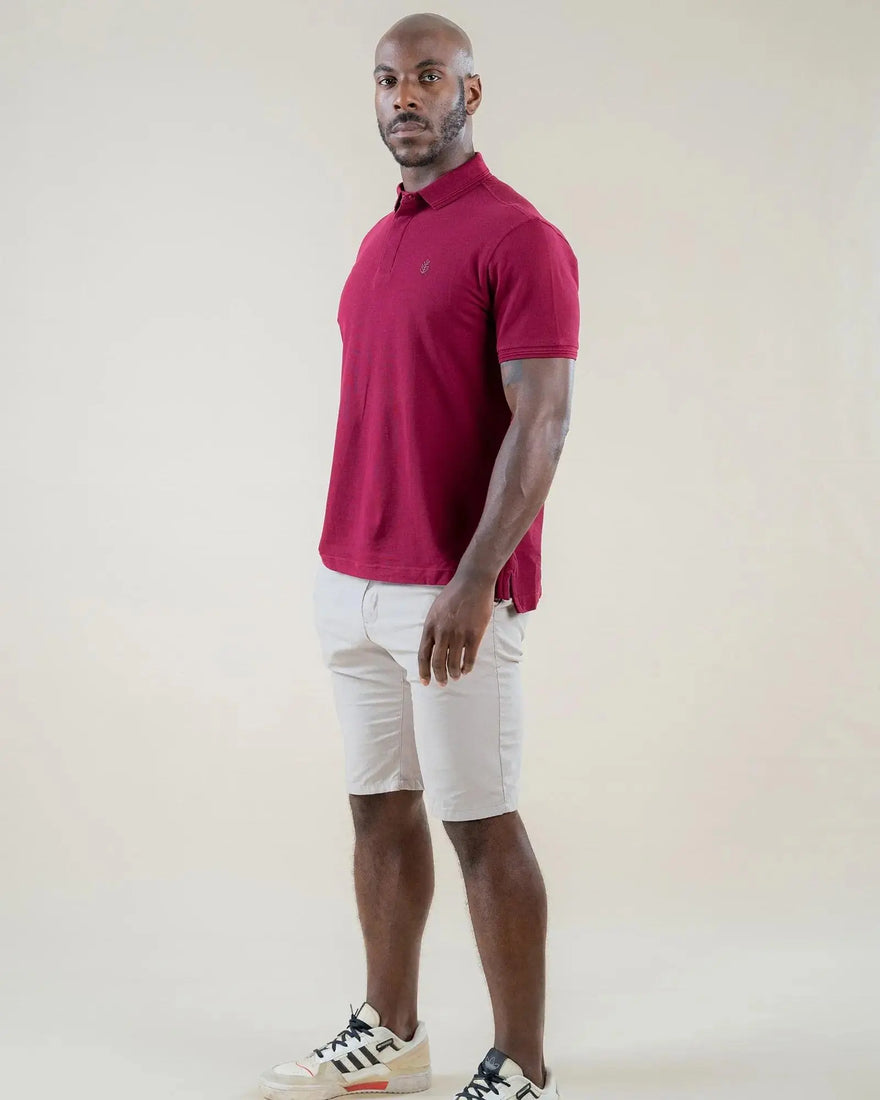 Cotton Polo Shirt front view