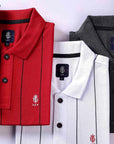 LCY London | Line Classics - Vertical Striped Men's Sports Polo Shirt LCY London