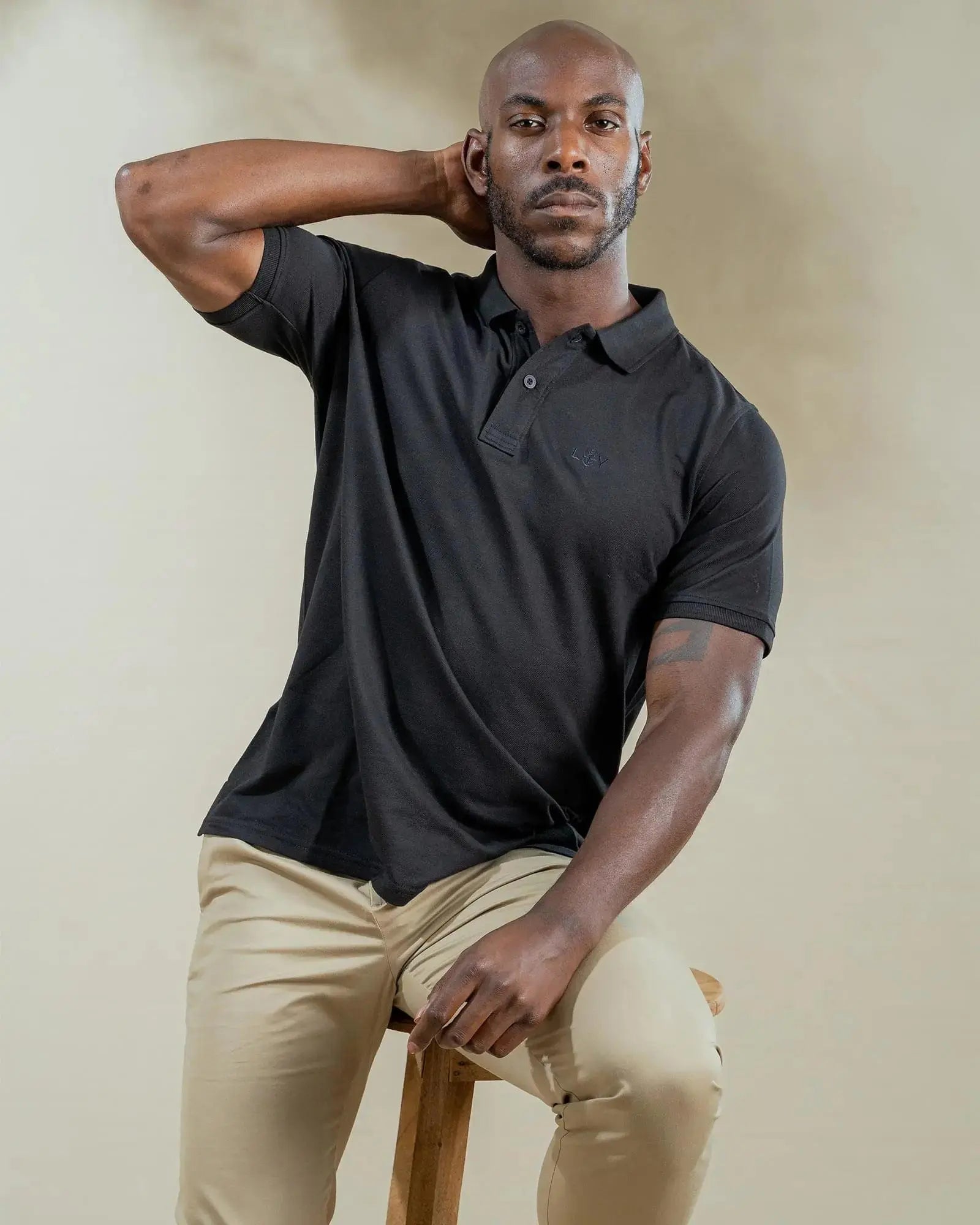 LCY London | Stand Up Basic - Men's Short Sleeved Polo LCY London