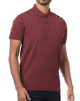 LCY London | Stand Up Basic - Wash Effect Men's Pique Polo Shirt LCY London