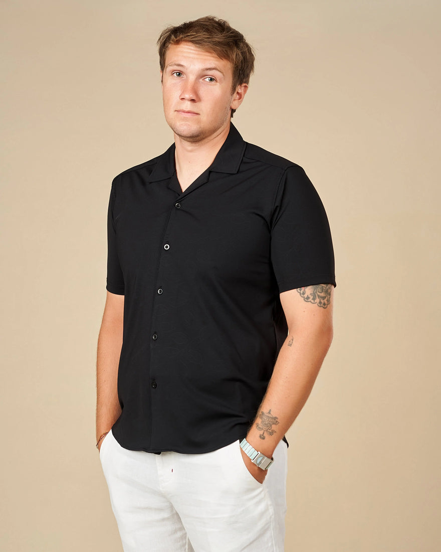 Legacy London Cuban Collar Performance Shirt  - LCY London