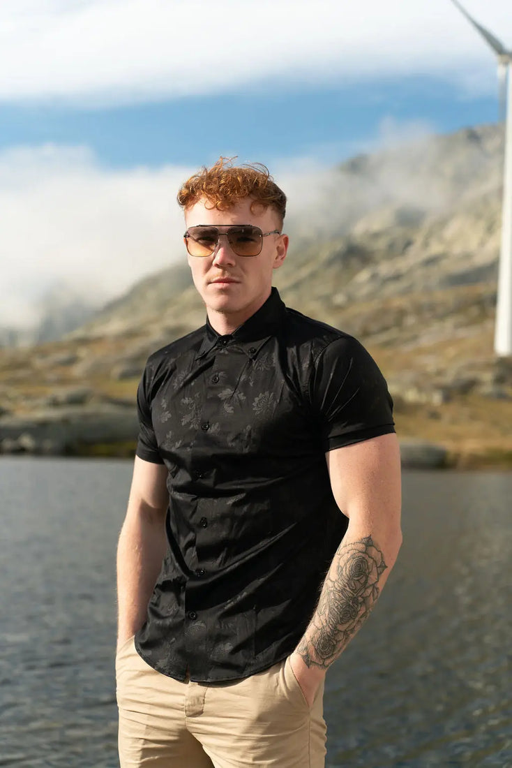 Legacy London Premium Short-Sleeved Button-Down Shirt  - LCY London