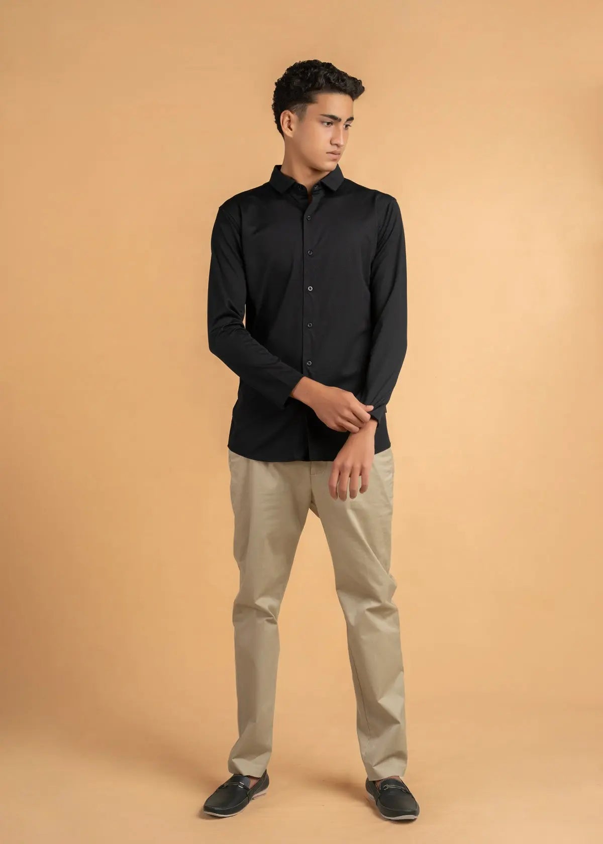 Stand Up Basic Men's Polo detail shot