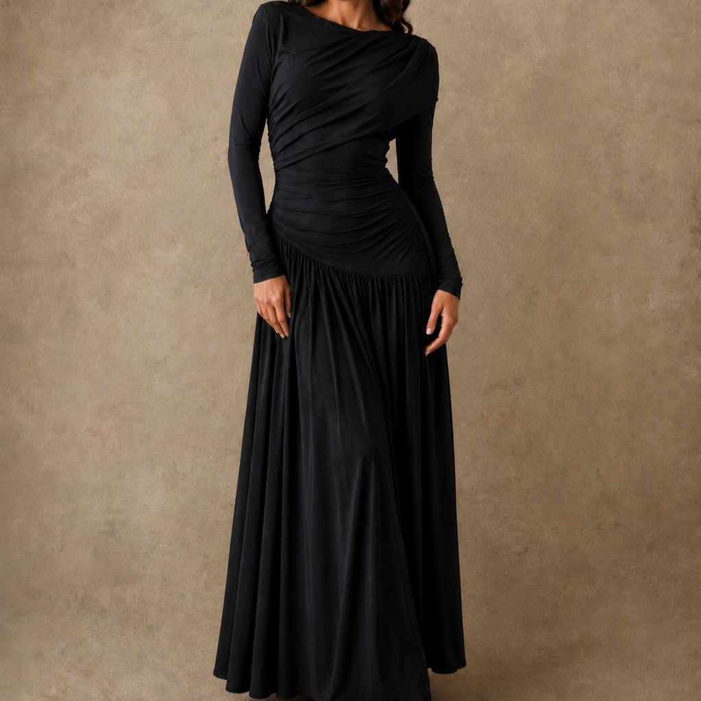 Lustre Drape Dress  - LCY London