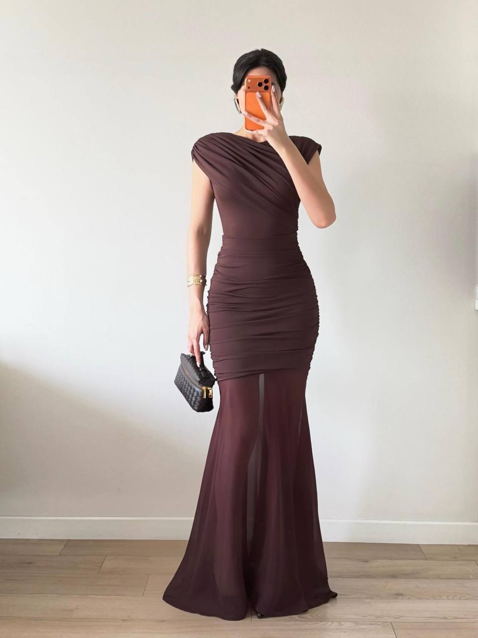 Midnight Contour Dress  - LCY London