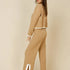 Mila Knitted Loungewear Set One-Size-Beige - LCY London