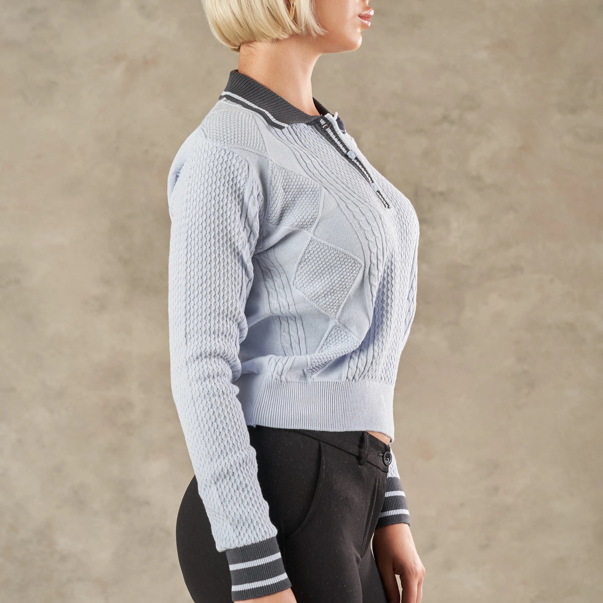 Milan Chain Link Statement Knit Jumper  - LCY London