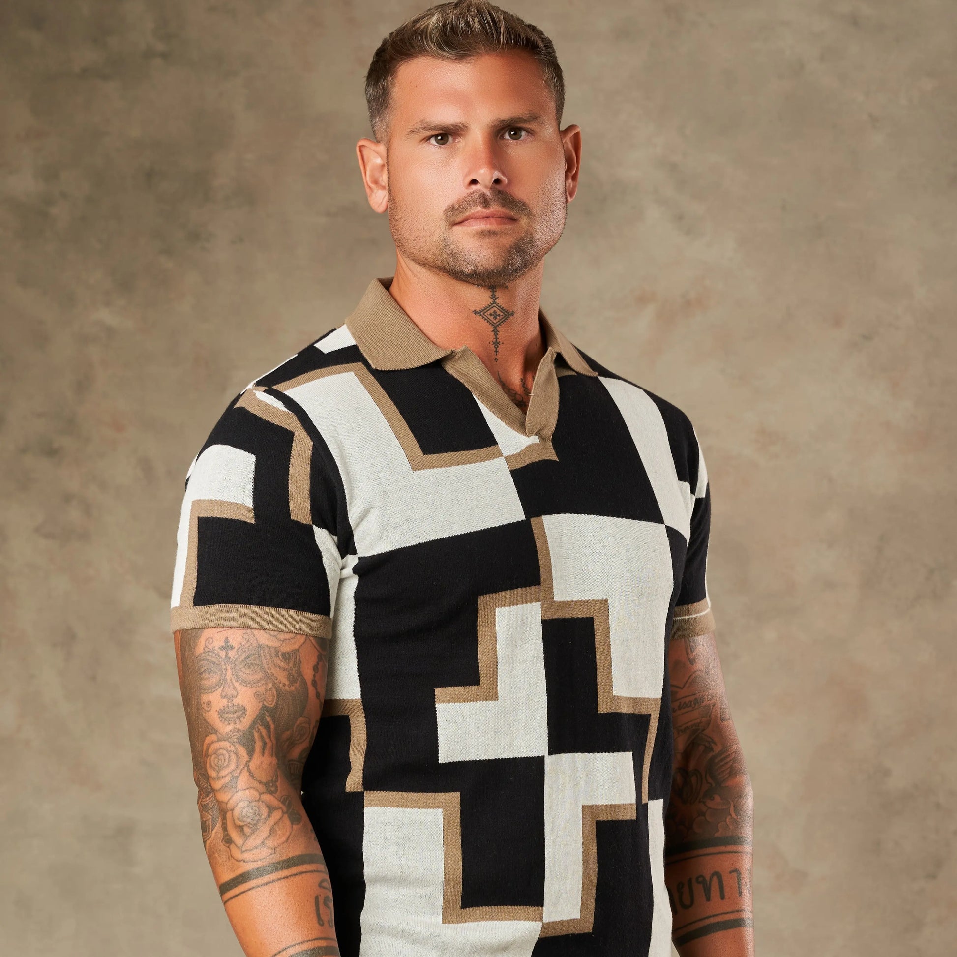 Moderna Graphic Statement Knit  - LCY London