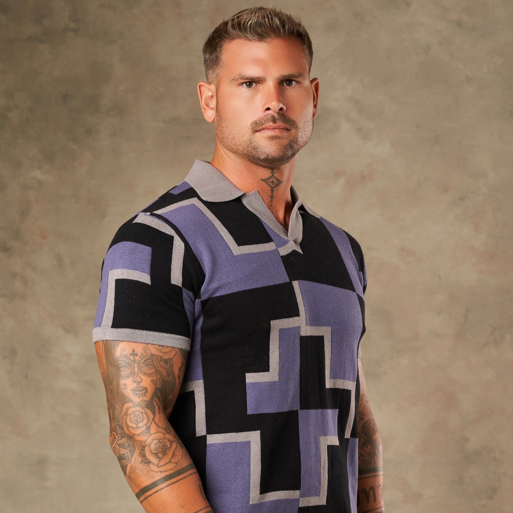 Moderna Graphic Statement Knit  - LCY London