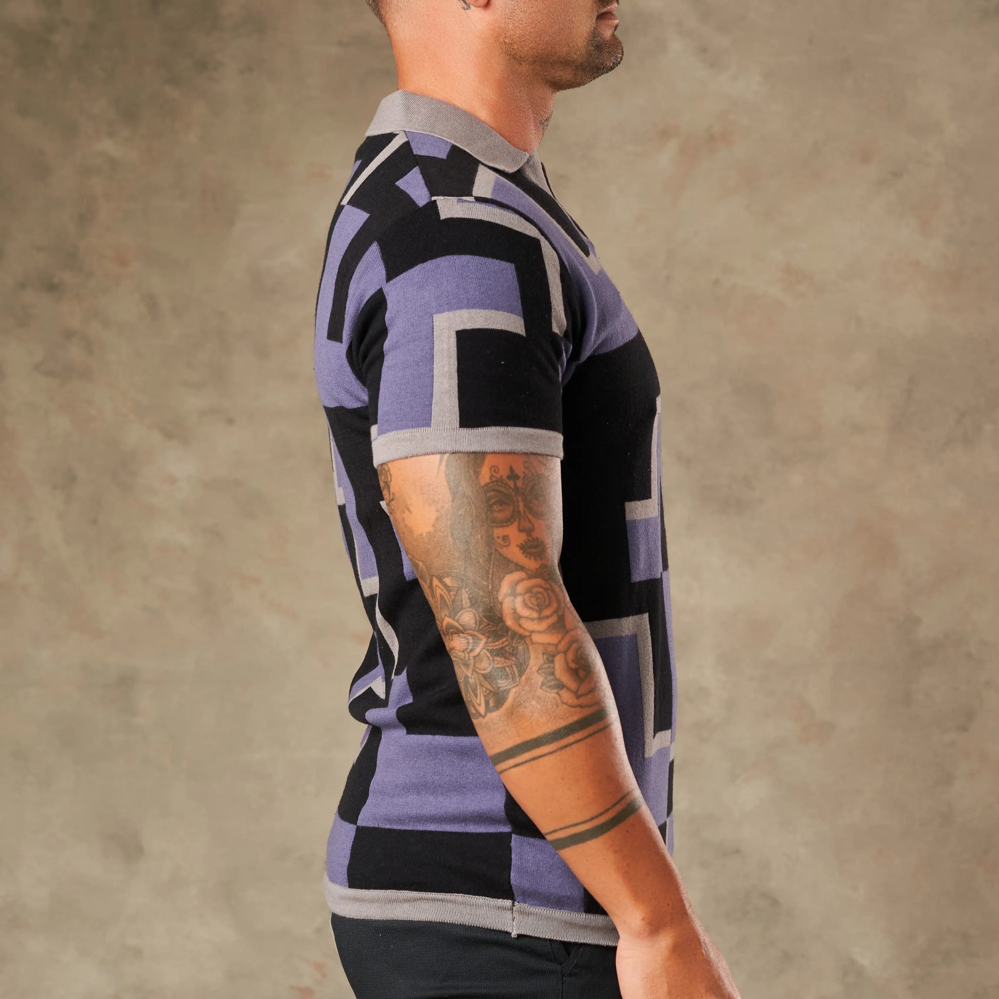 Moderna Graphic Statement Knit  - LCY London