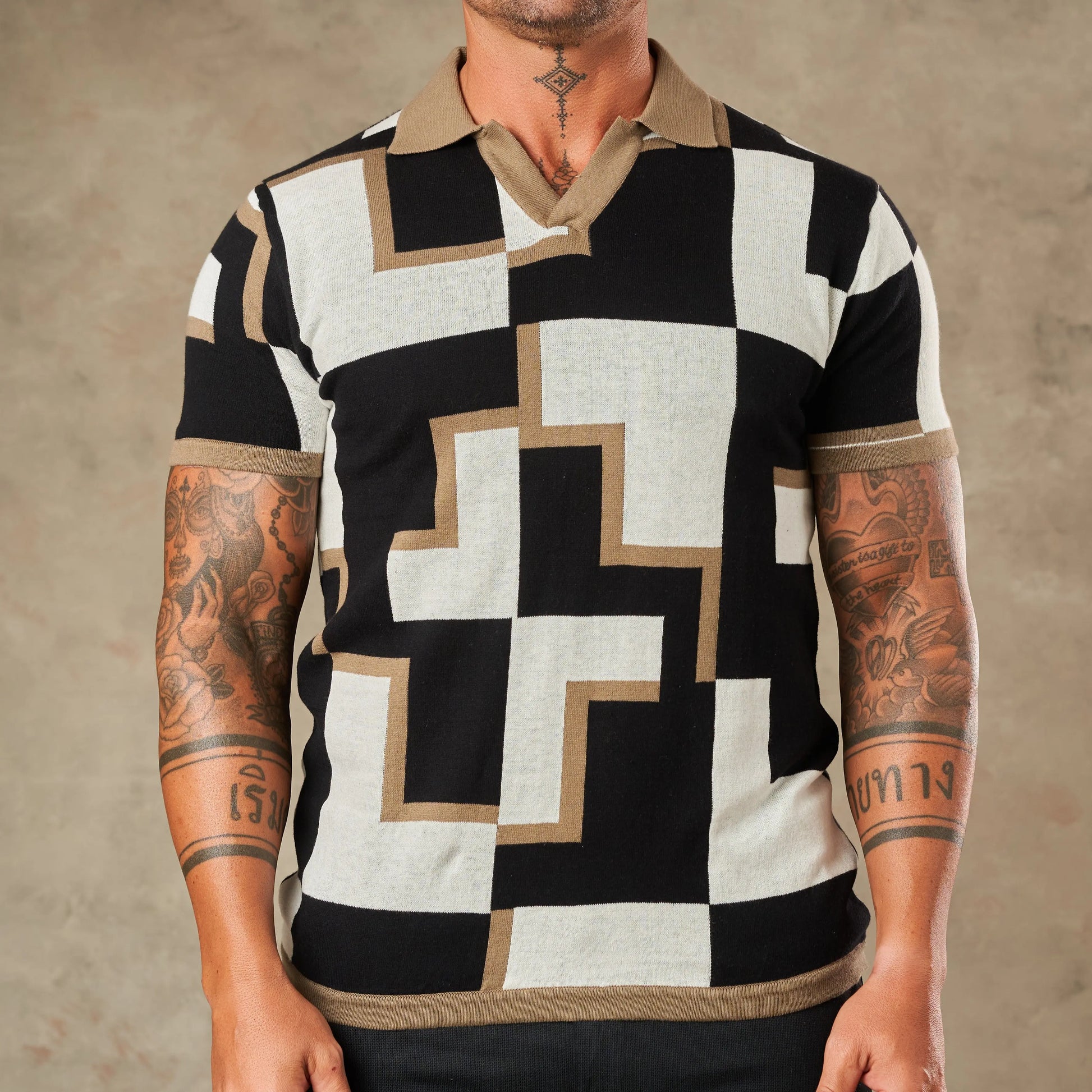 Moderna Graphic Statement Knit  - LCY London