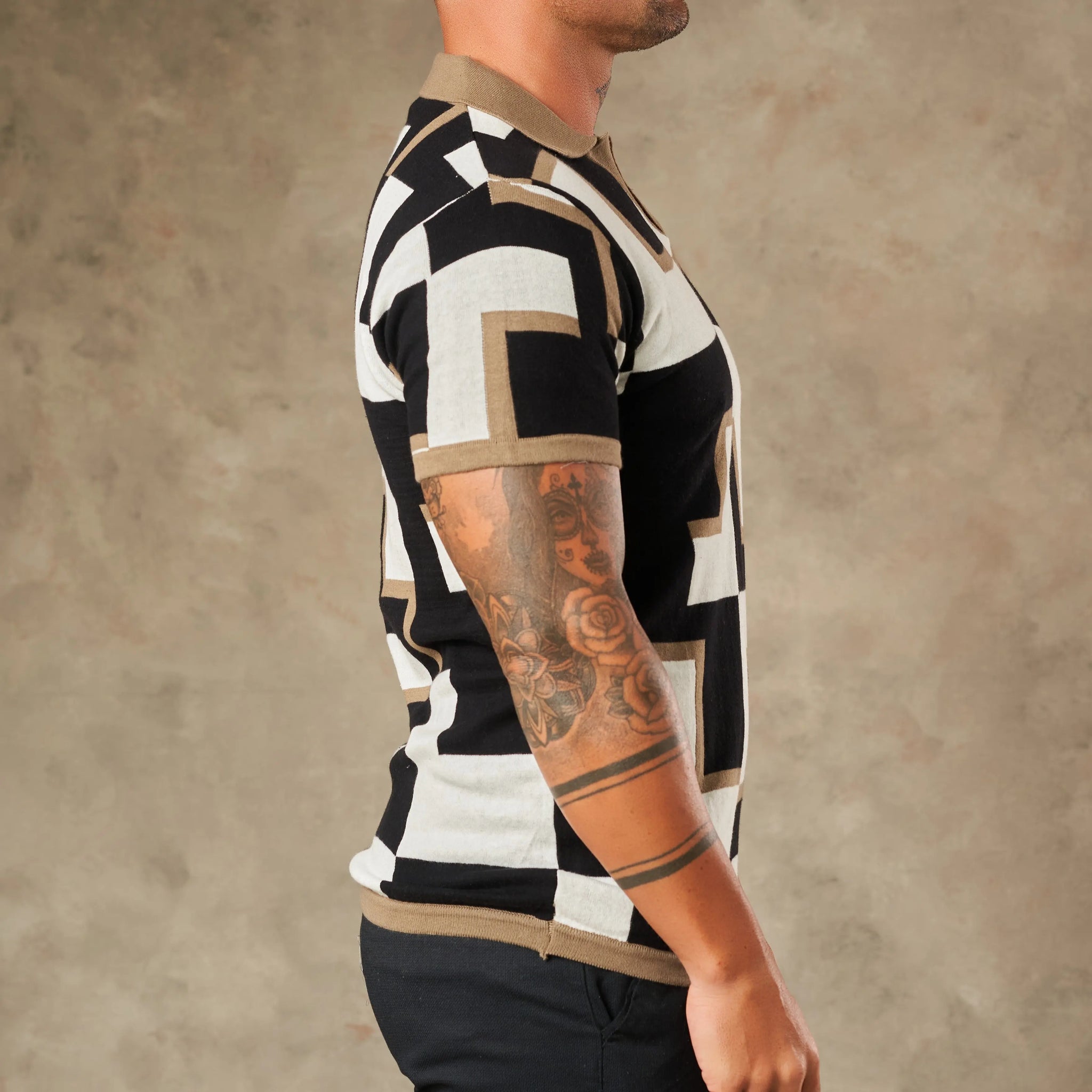 Moderna Graphic Statement Knit  - LCY London