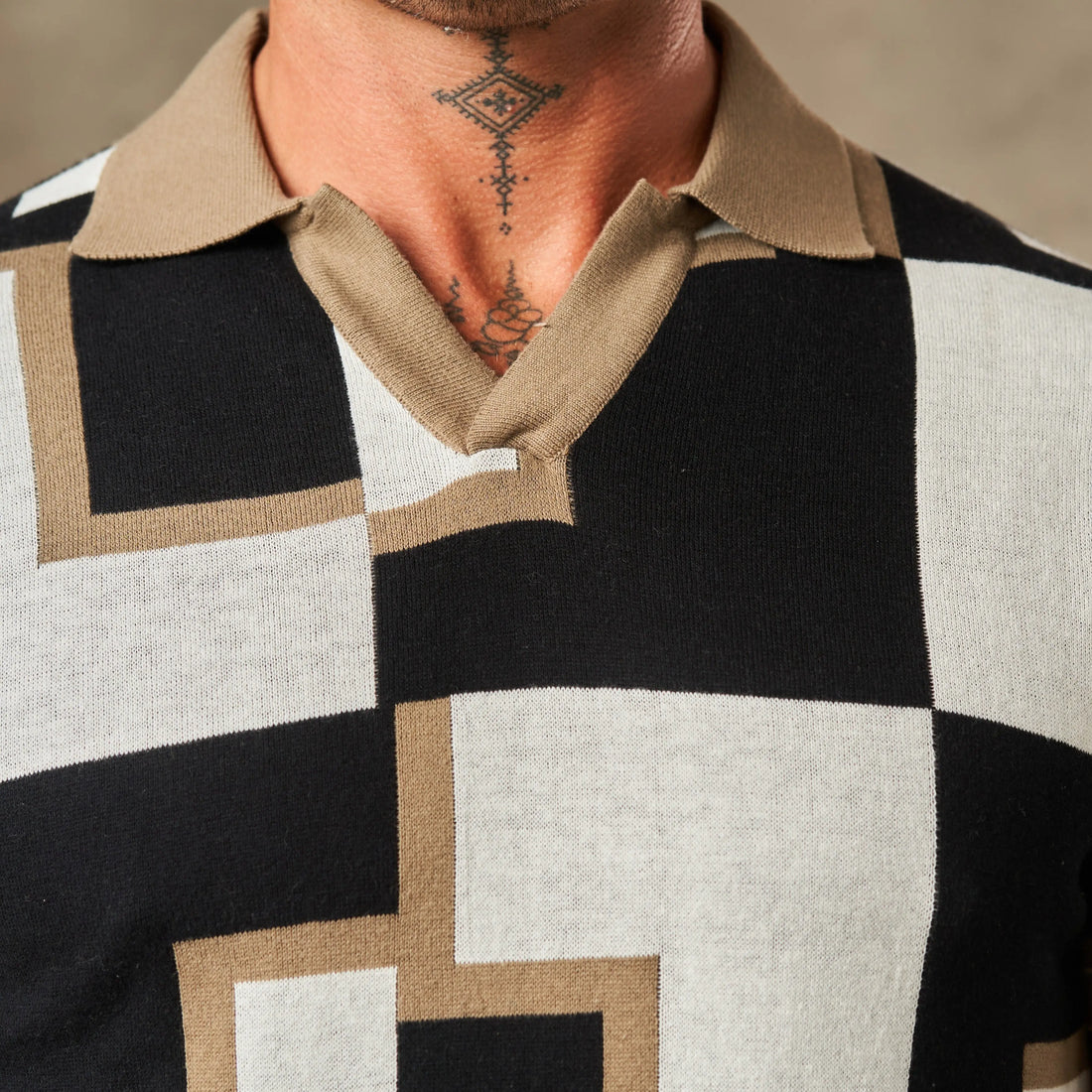 Moderna Graphic Statement Knit  - LCY London