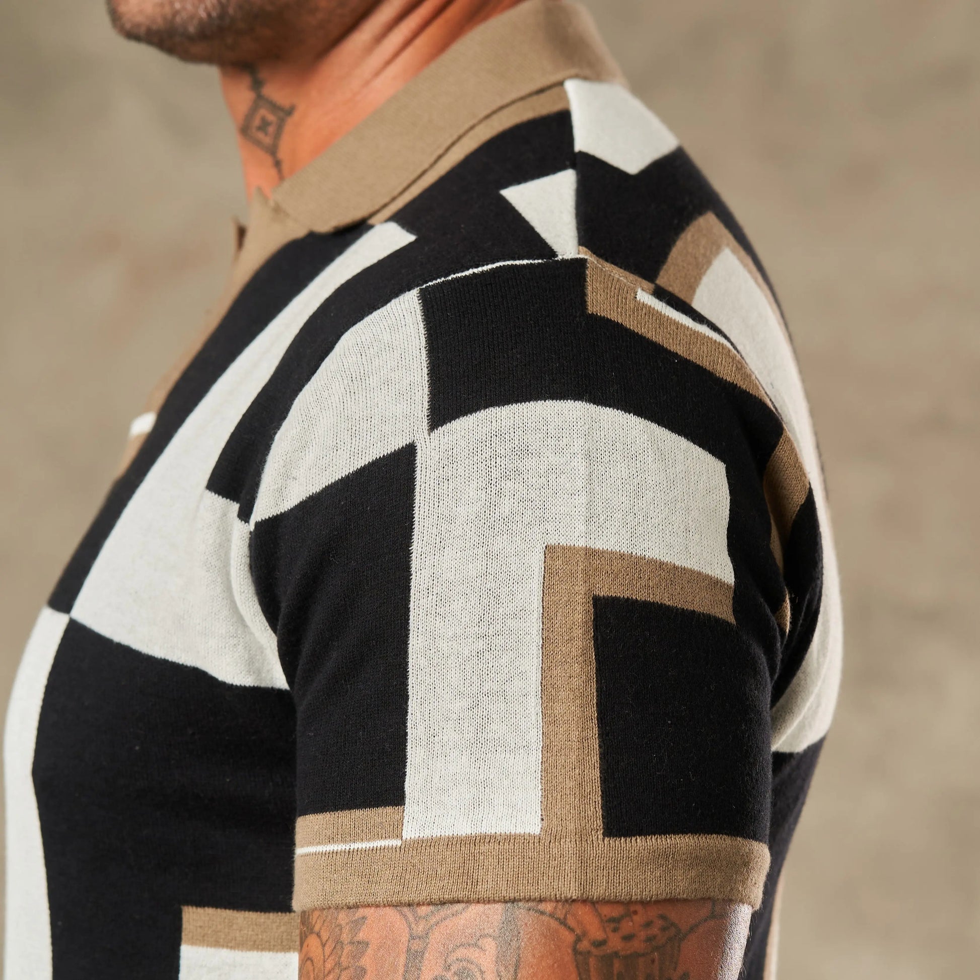 Moderna Graphic Statement Knit  - LCY London
